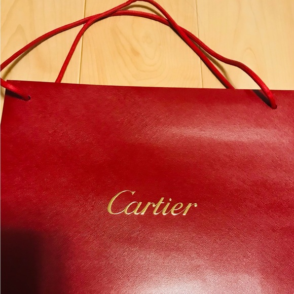 Red Cartier shopper bag - Picture 3 of 9